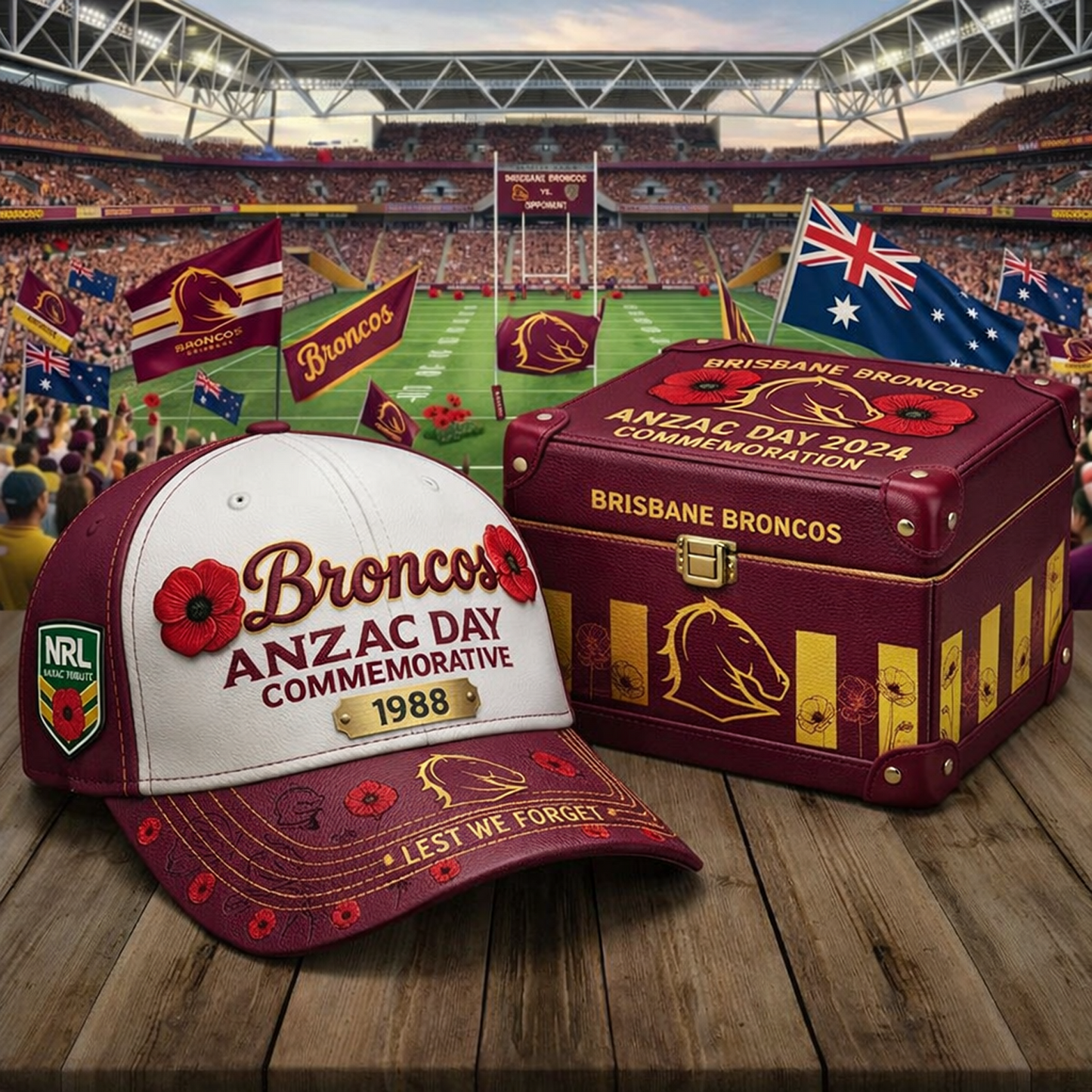 BRI x NRL ANZAC Day Commemorative Cap NAK NHT