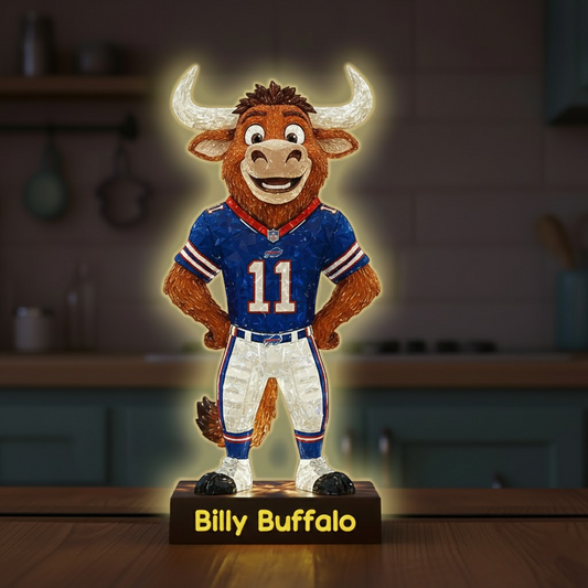 BUF X NFL Funny Characters Acrylic Light Box - Personalized Gifts NAK NHT