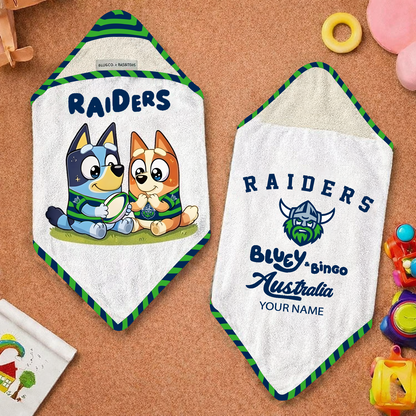 CAN x NRL Cute Baby Bath Hooded Towel NAK NHT