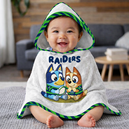 CAN x NRL Cute Baby Bath Hooded Towel NAK NHT