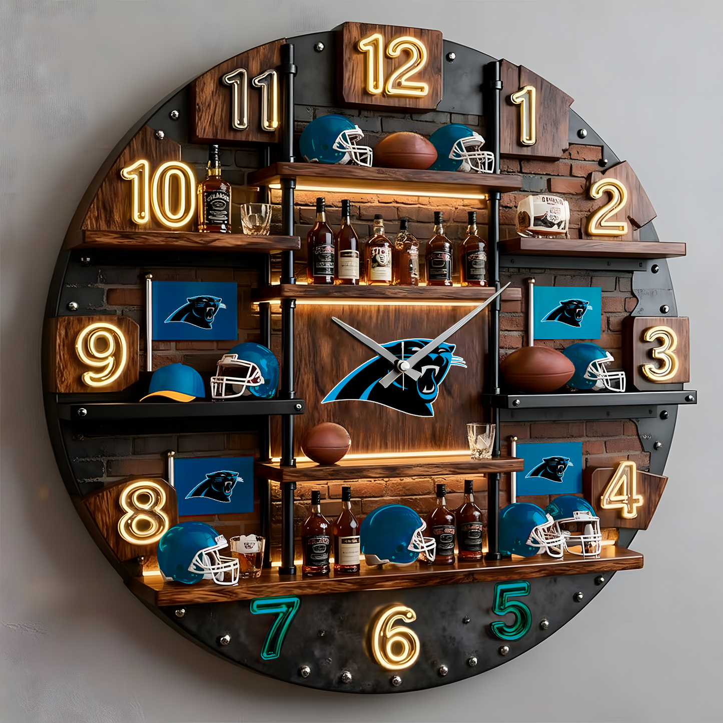 CAR X Premium  Illuminated Wall Clock 2026 NAK NHT