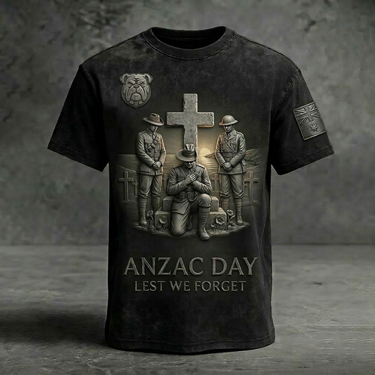 CBB _ NRL ANZAC Day Commemorative T-Shirt - Lest We Forget Edition NAK TTT