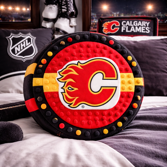 CGY x NHL Hockey Logo Plush Pillow NAK NHT