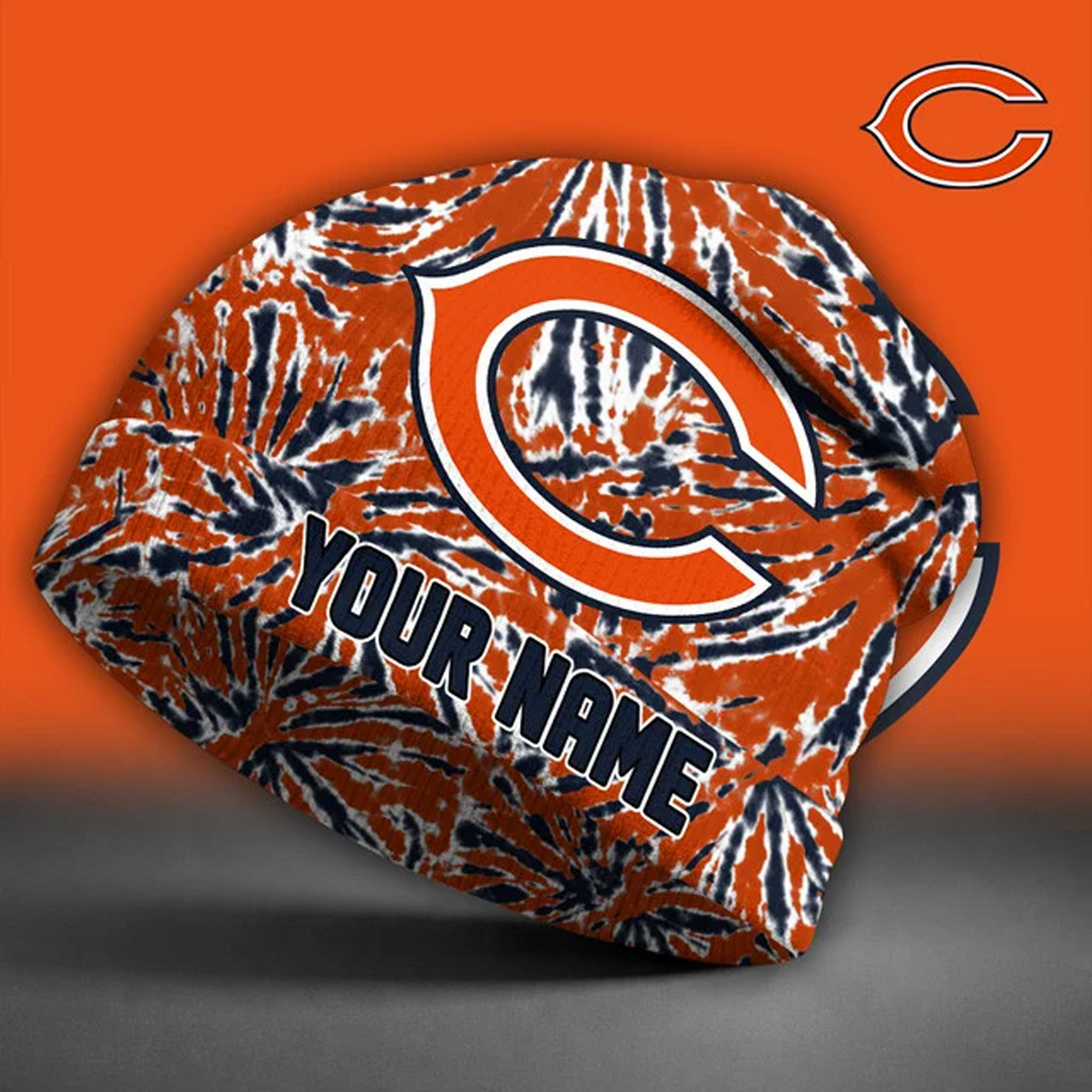 CHI X NFL Beanie Hat Custom Name Gifts For Fans - Limited Edition NAK NHT