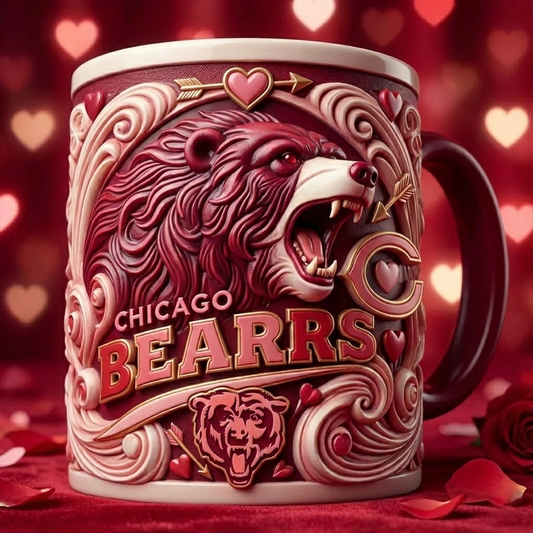 CHI X NFL Love Season Mug - Valentine V2 NAK NHT