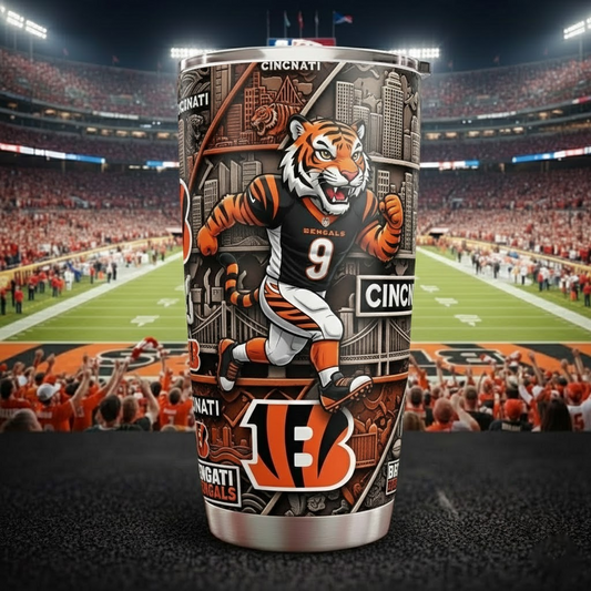 CIN X NFL mascot-shaped thermal mug V2 NAK NHT