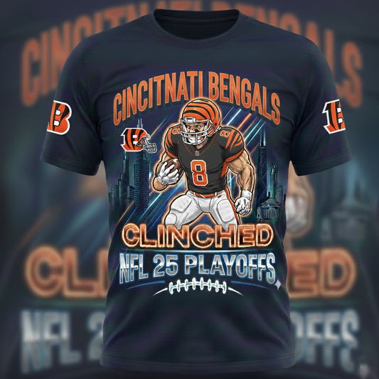 CIN x NFL Playoff Football Tee NAK CTKT