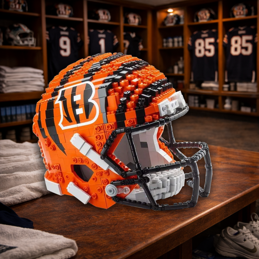 CIN x NFL Teams Helmets Armed With Lego-Like Blocks DDT CTND