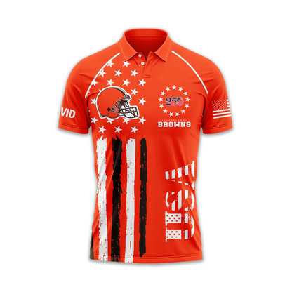 CLE Premium NFL American Semiquincentennial Polo Shirt DDT NTL