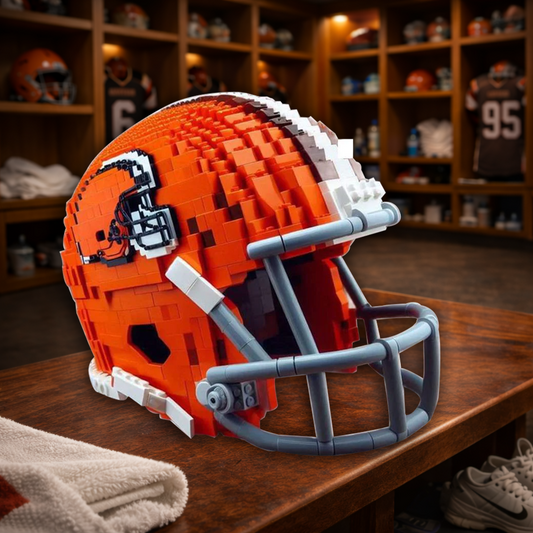 CLE x NFL Teams Helmets Armed With Lego-Like Blocks DDT CTND