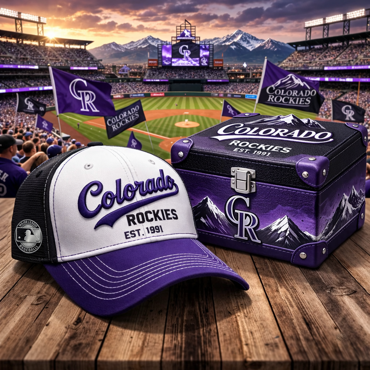 COL X MLB Premium Baseball Fan Cap NAK NHT