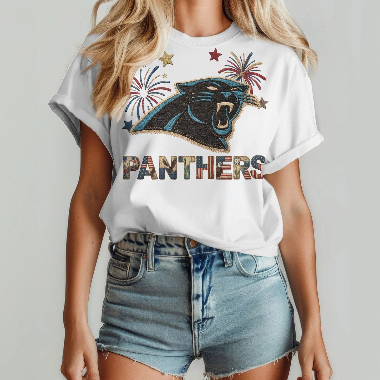 CP Premium NFL 250th Anniversary Of America Patchwork Women Shirt DDT CTND