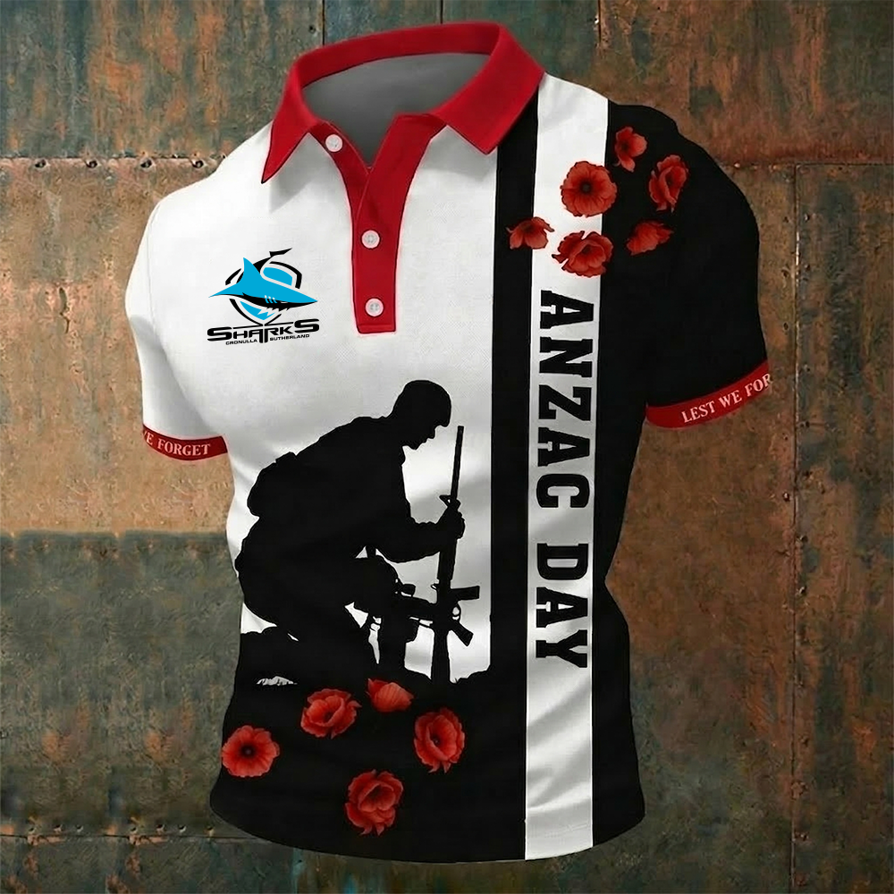 CSS + NRL ANZAC Day Special Edition Honour & Pride Polo NAK TTT