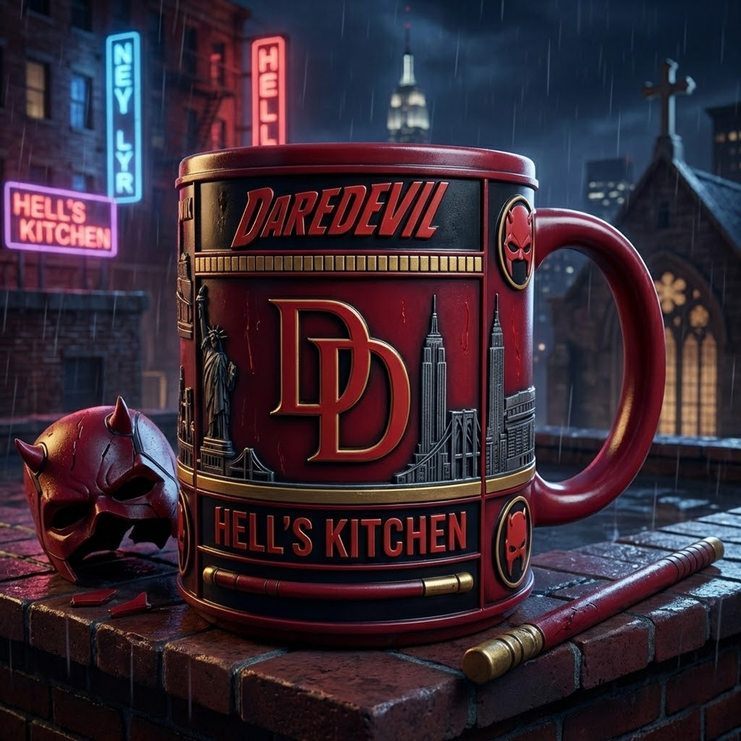 DAR X MARVEL LEGEND RELIEF MUG NAK NHT