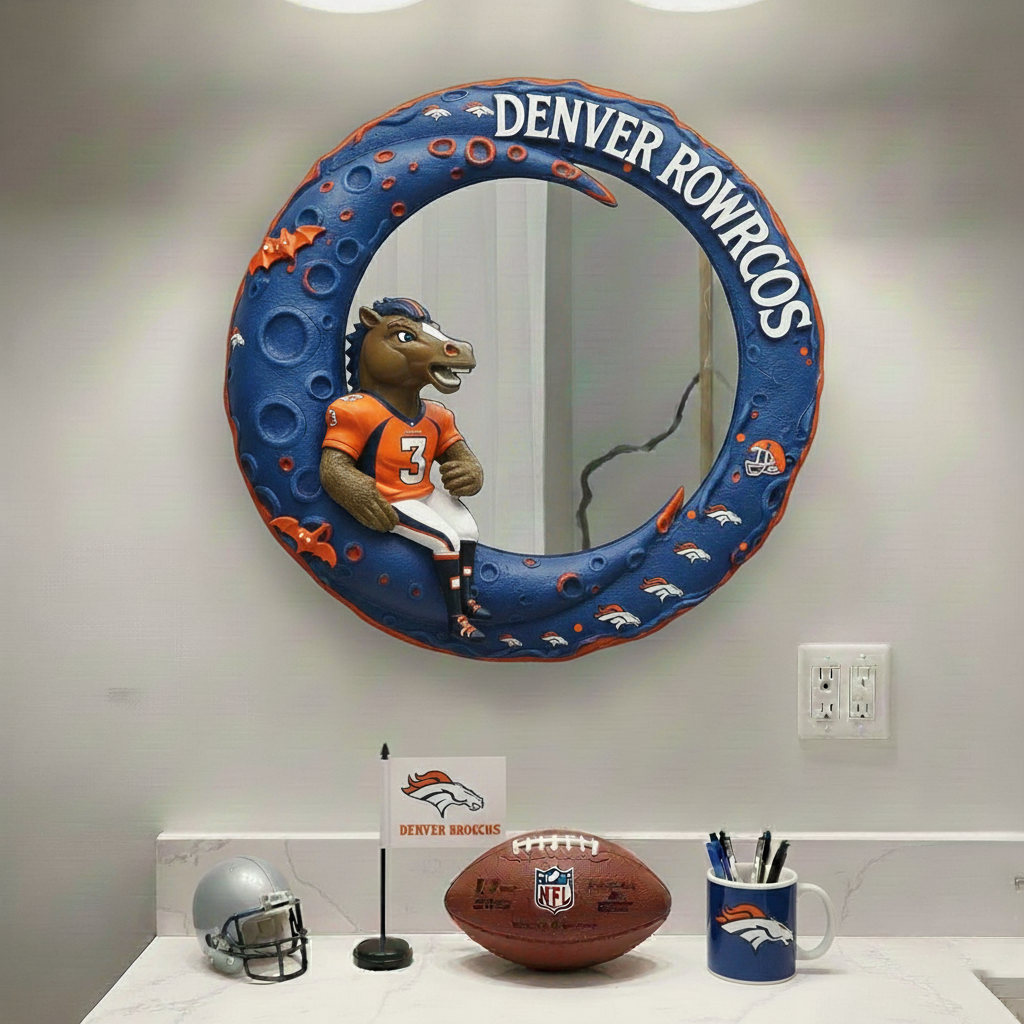 DB x NFL Moonlit  Custom Shaped Mirror - Personalized Gifts NAK CTKT