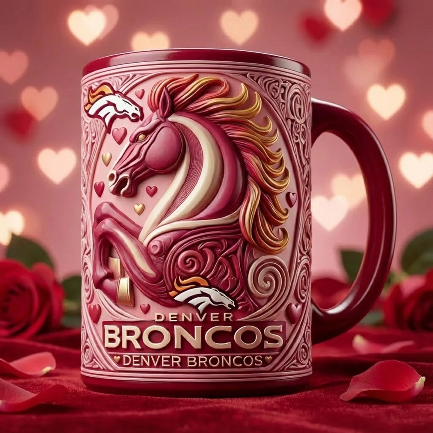 DEN X NFL Love Season Mug - Valentine V2 NAK NHT