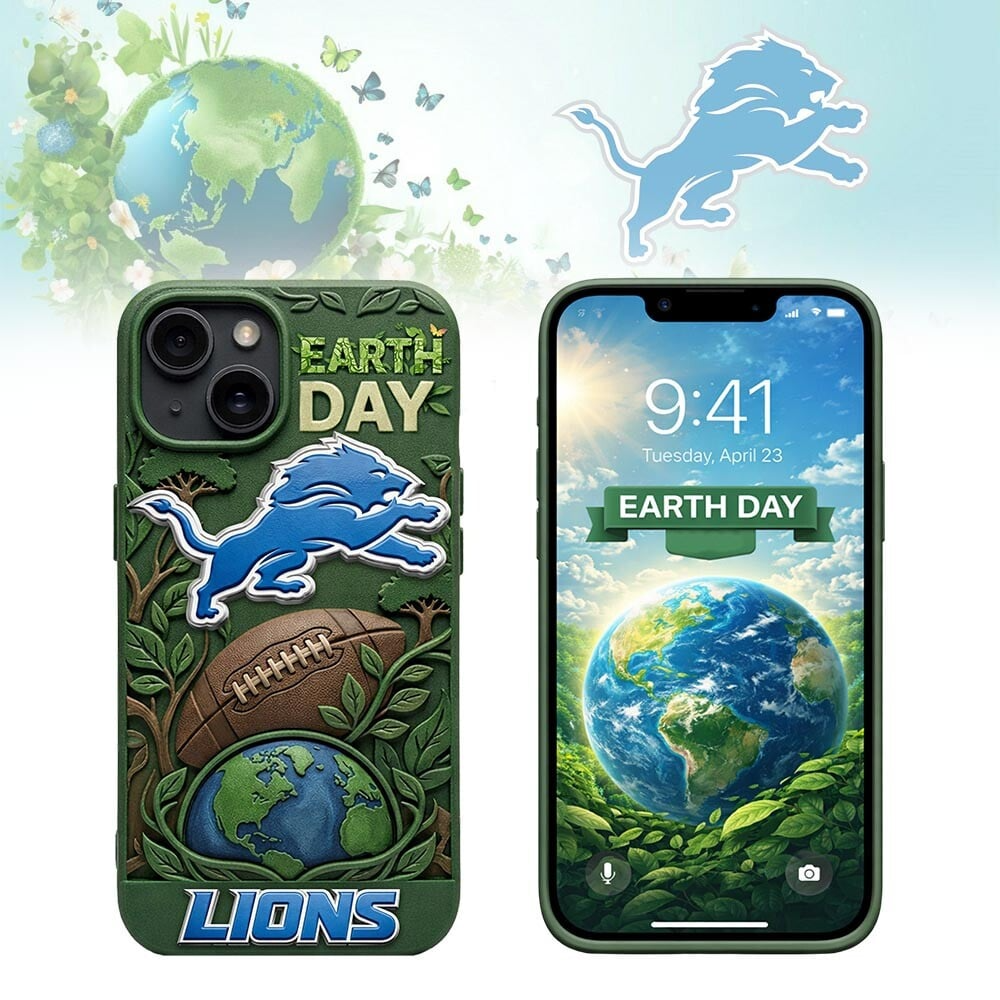 DET x Premium NFL Earth Day Phonecase NAK LBN