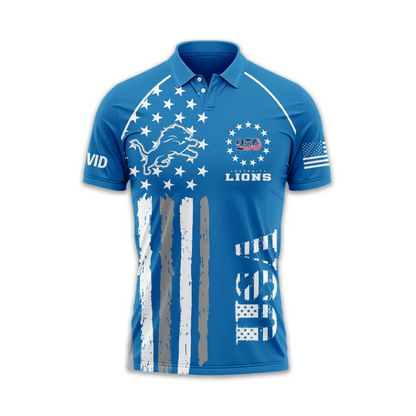 DL Premium NFL American Semiquincentennial Polo Shirt DDT NTL
