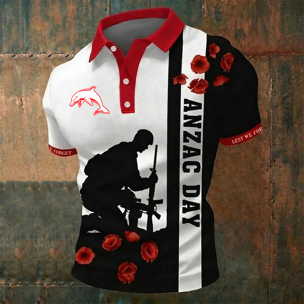 DOL + NRL ANZAC Day Special Edition Honour & Pride Polo NAK TTT
