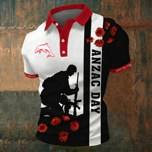 DOL + NRL ANZAC Day Special Edition Honour & Pride Polo NAK TTT