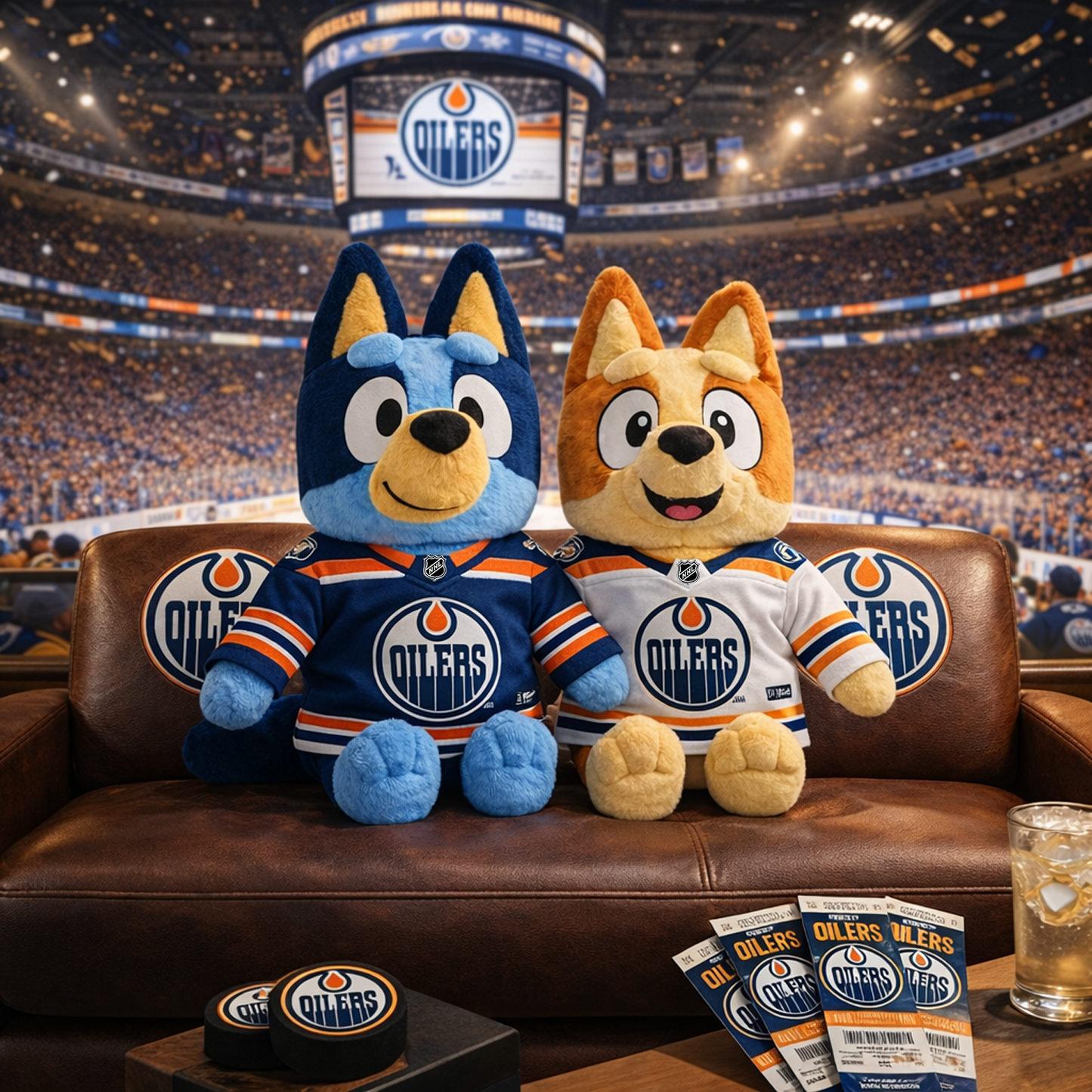 EDM x NHL Hockey Fan Plush Toy NAK NHT