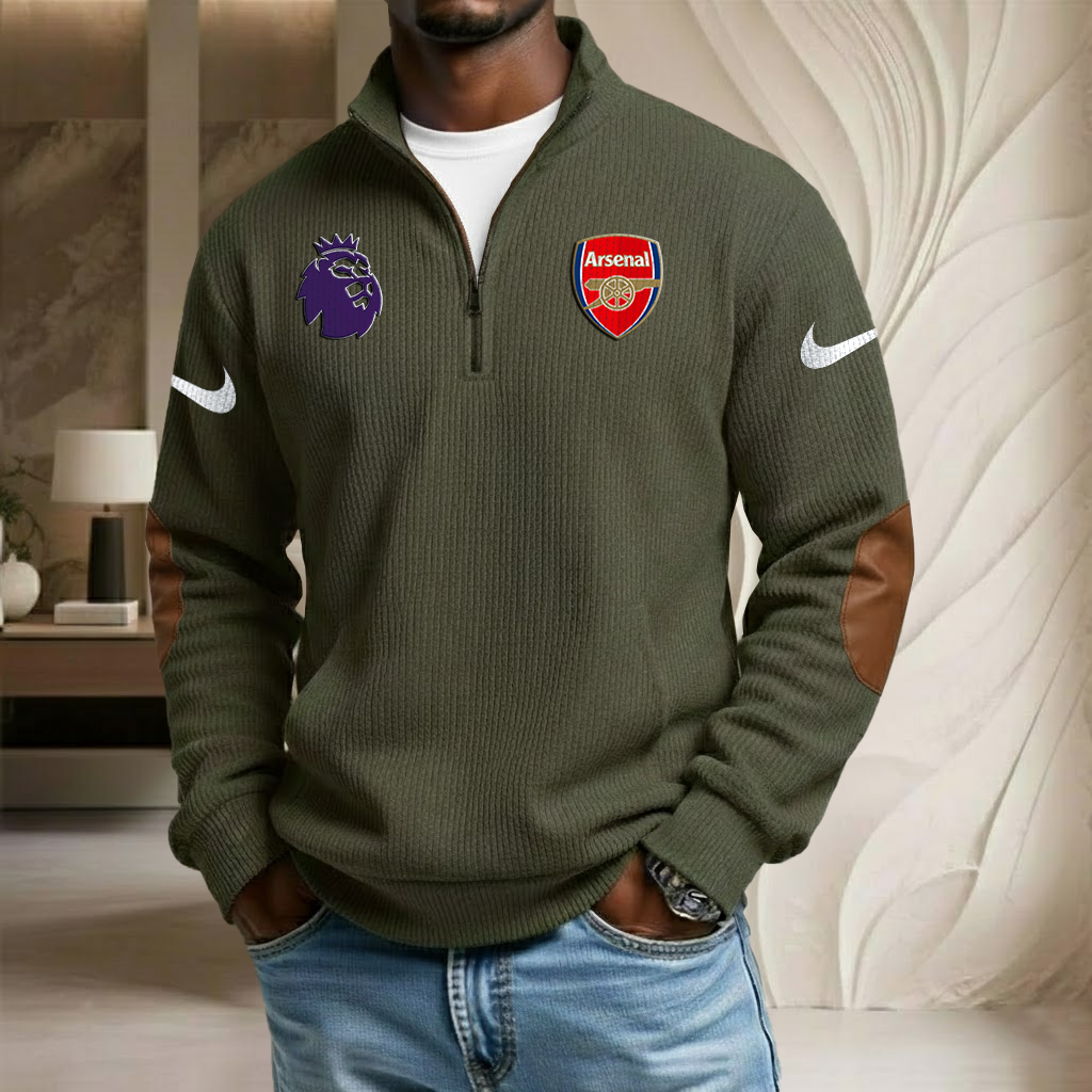EPL x ARS Sport Stand Collar Half-zip Sweatshirt HLP HLPHUONG