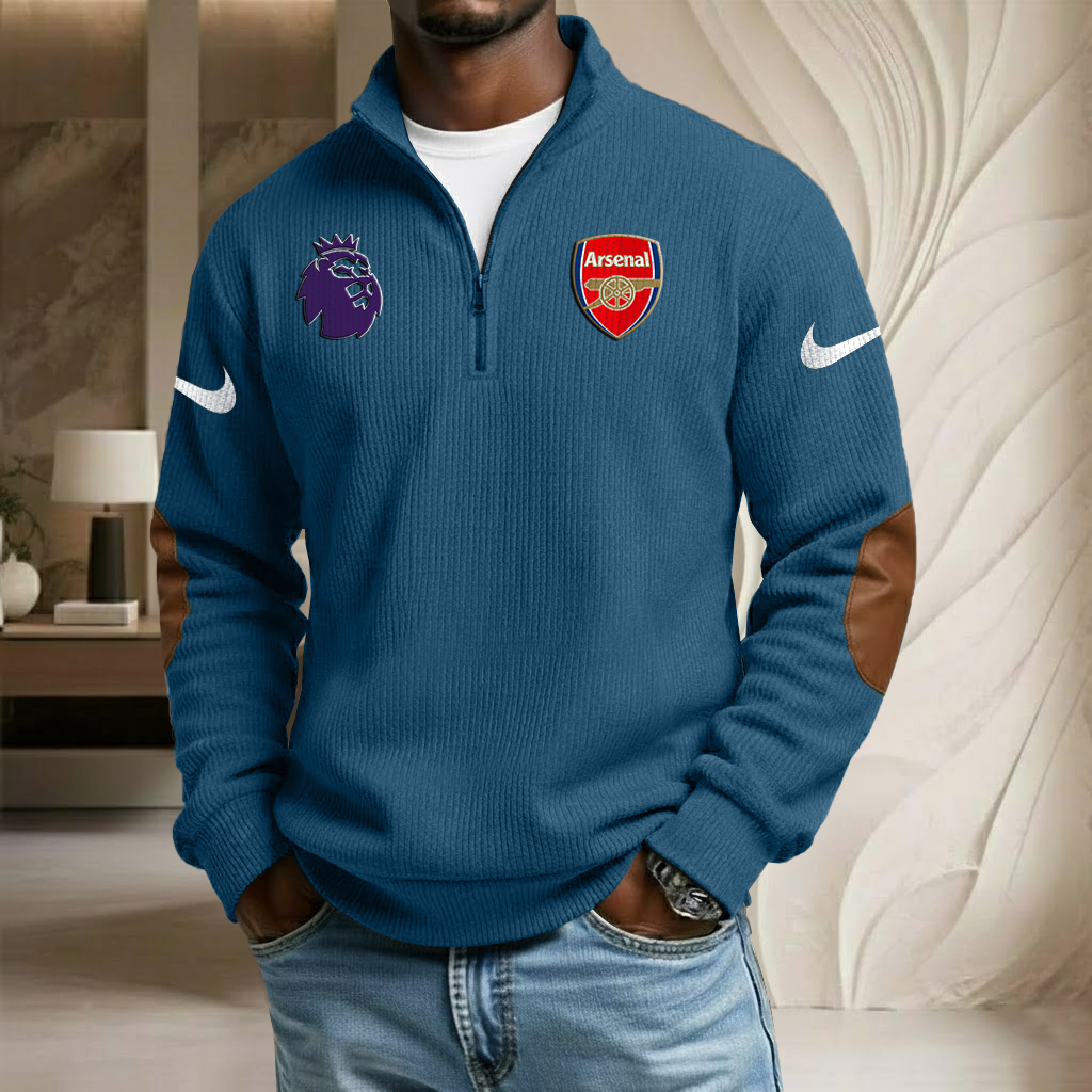 EPL x ARS Sport Stand Collar Half-zip Sweatshirt HLP HLPHUONG
