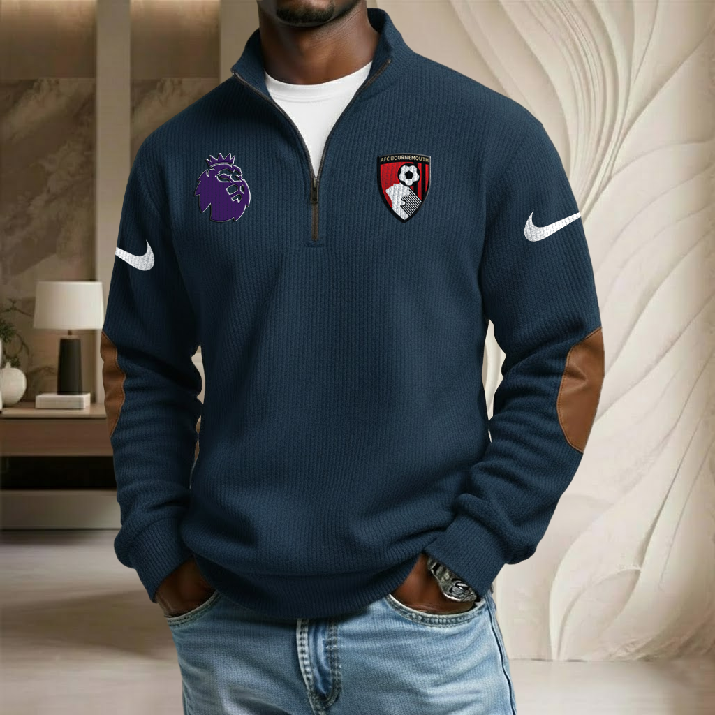 EPL x BOU Sport Stand Collar Half-zip Sweatshirt HLP HLPHUONG