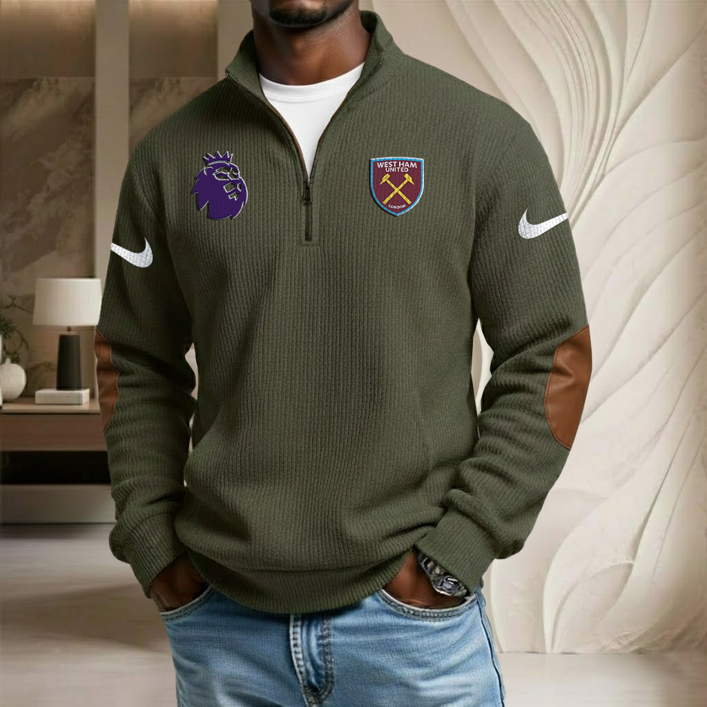 EPL x WH Sport Stand Collar Half-zip Sweatshirt HLP HLPHUONG