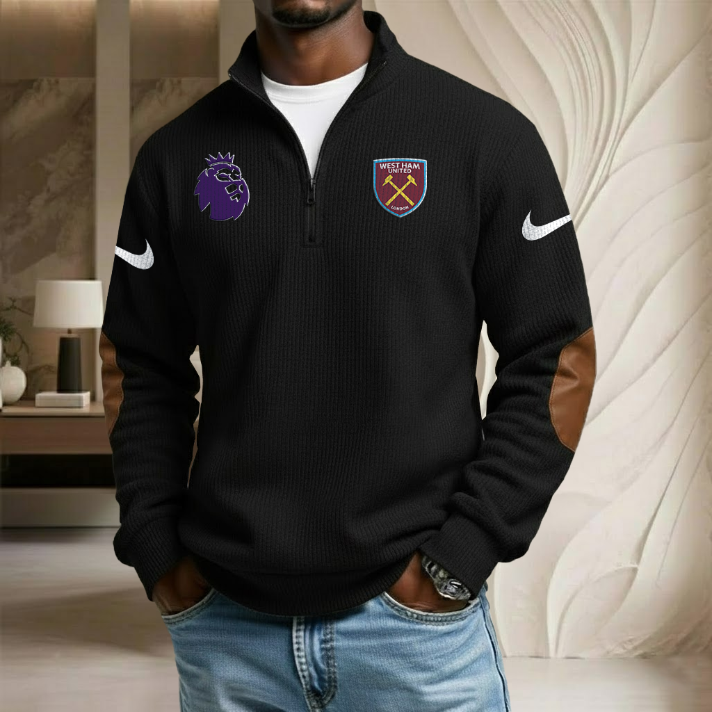 EPL x WH Sport Stand Collar Half-zip Sweatshirt HLP HLPHUONG