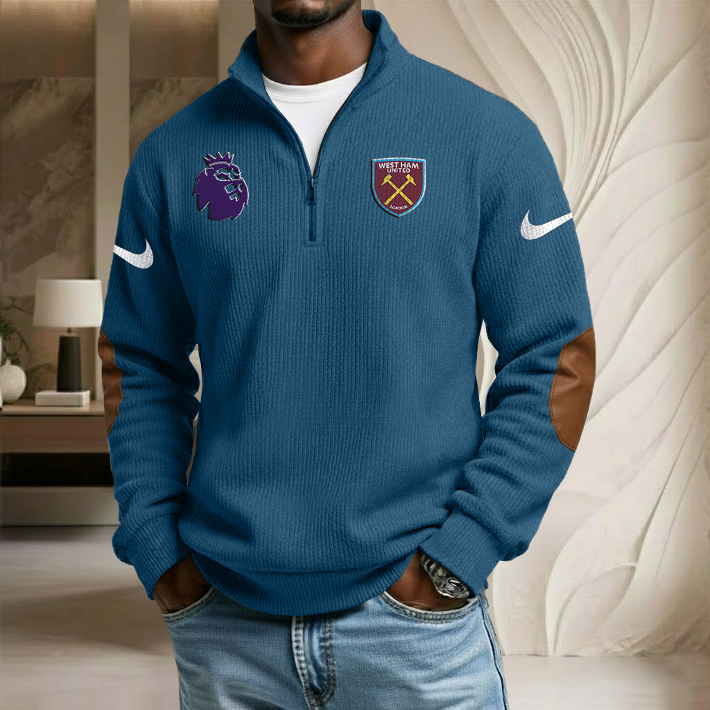 EPL x WH Sport Stand Collar Half-zip Sweatshirt HLP HLPHUONG