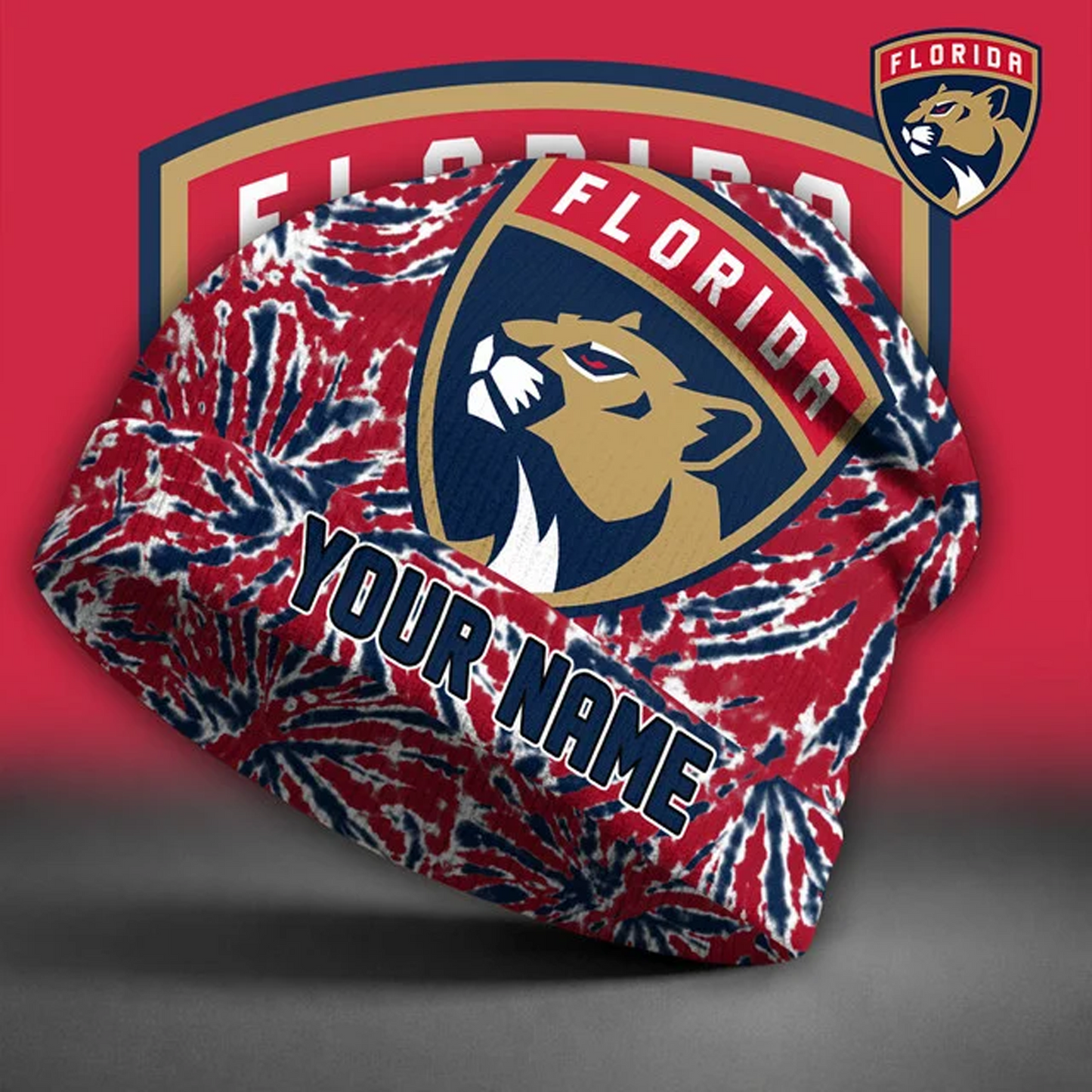 FLA X NHL Beanie Hat Custom Name Gifts For Fans - Limited Edition NAK NHT