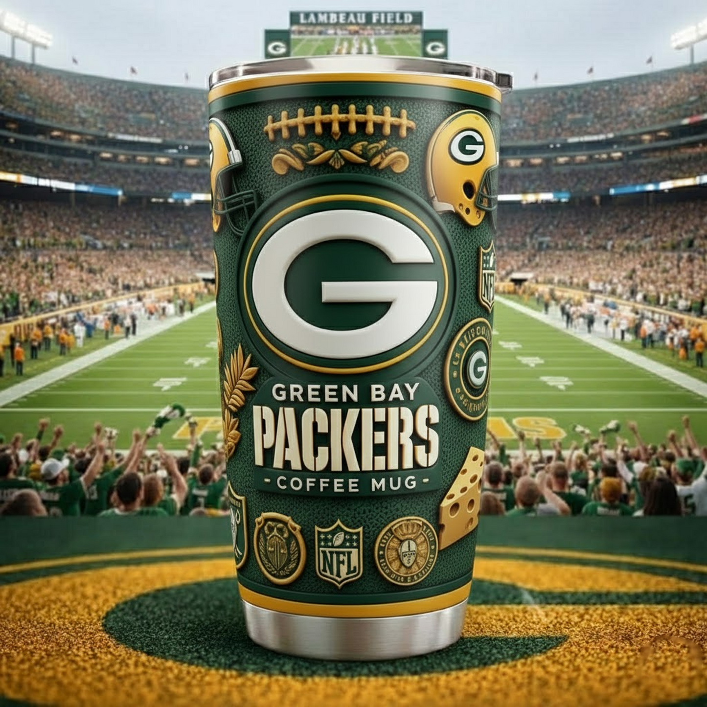 GB X NFL mascot-shaped thermal mug V2 NAK NHT