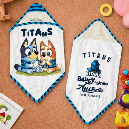 GCT x NRL Cute Baby Bath Hooded Towel NAK NHT
