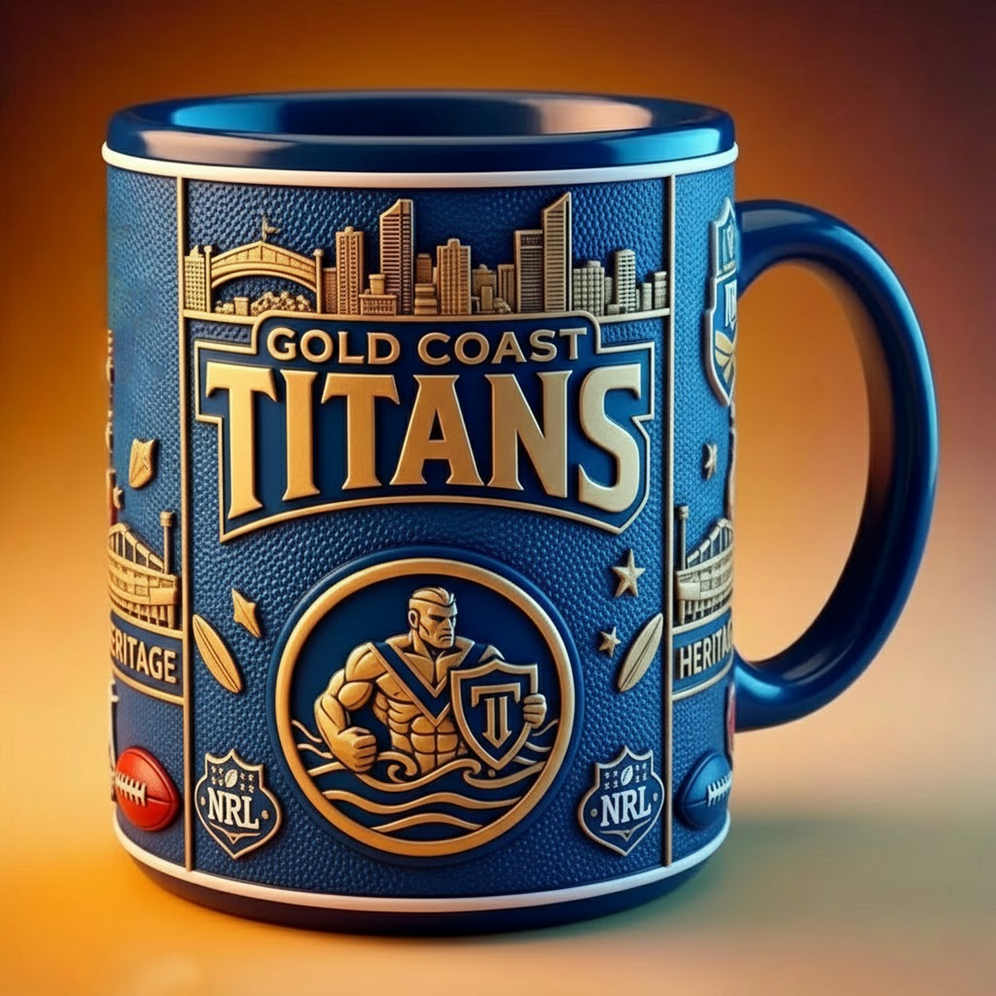 GOL X NRL  football team Mug Series - Limited Edition Collectible NAK NHT