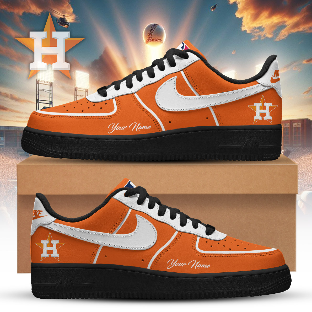 HA x MLB Premium Air Force 1 Orchard DDT CTND