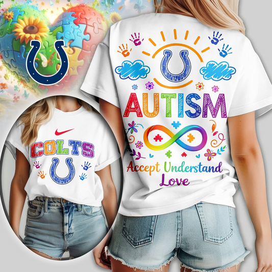 IC Premium NFL National Autism Acceptance Month Women Shirt DDT NTL