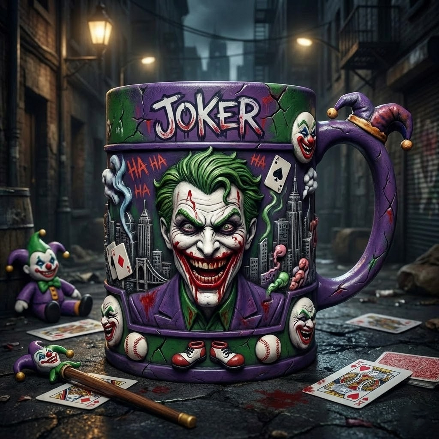 JOK X Mug featuring DC Comics legends. NAK NHT