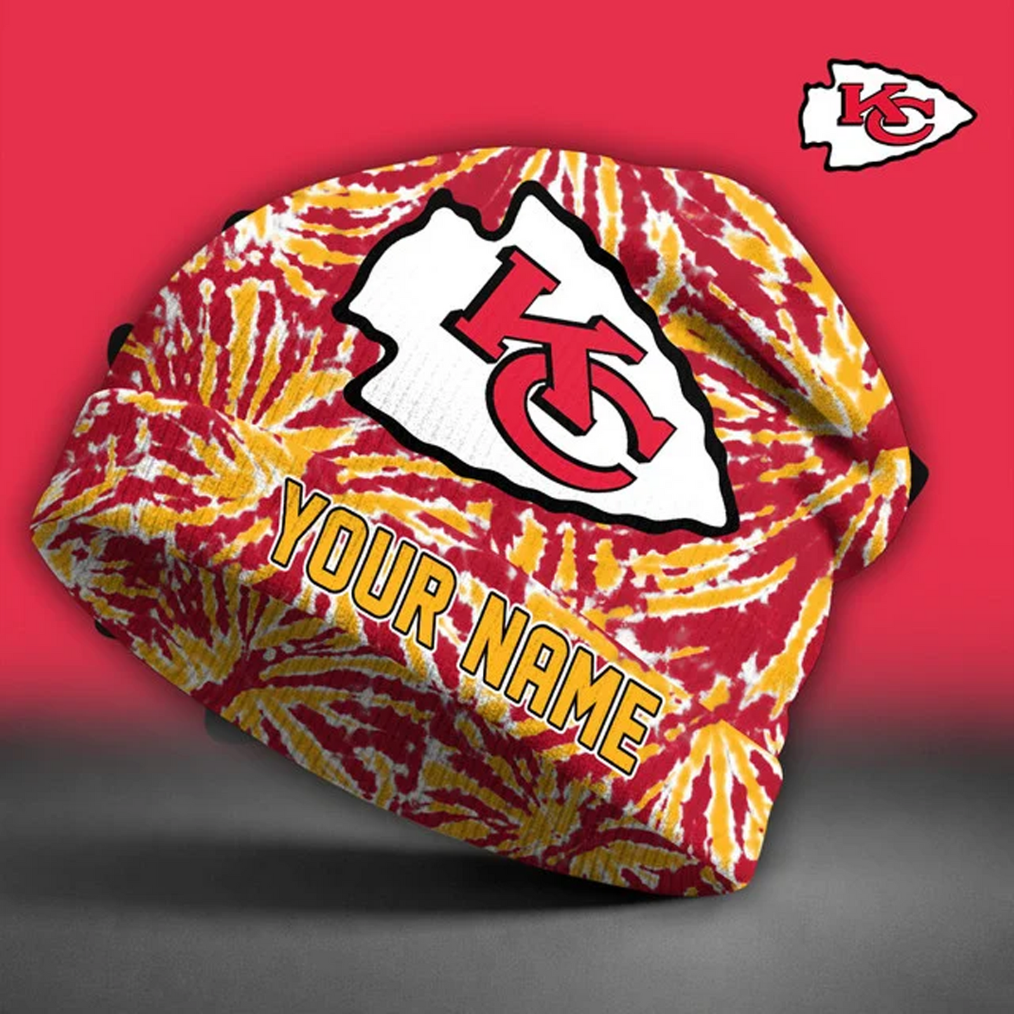 KC X NFL Beanie Hat Custom Name Gifts For Fans - Limited Edition NAK NHT