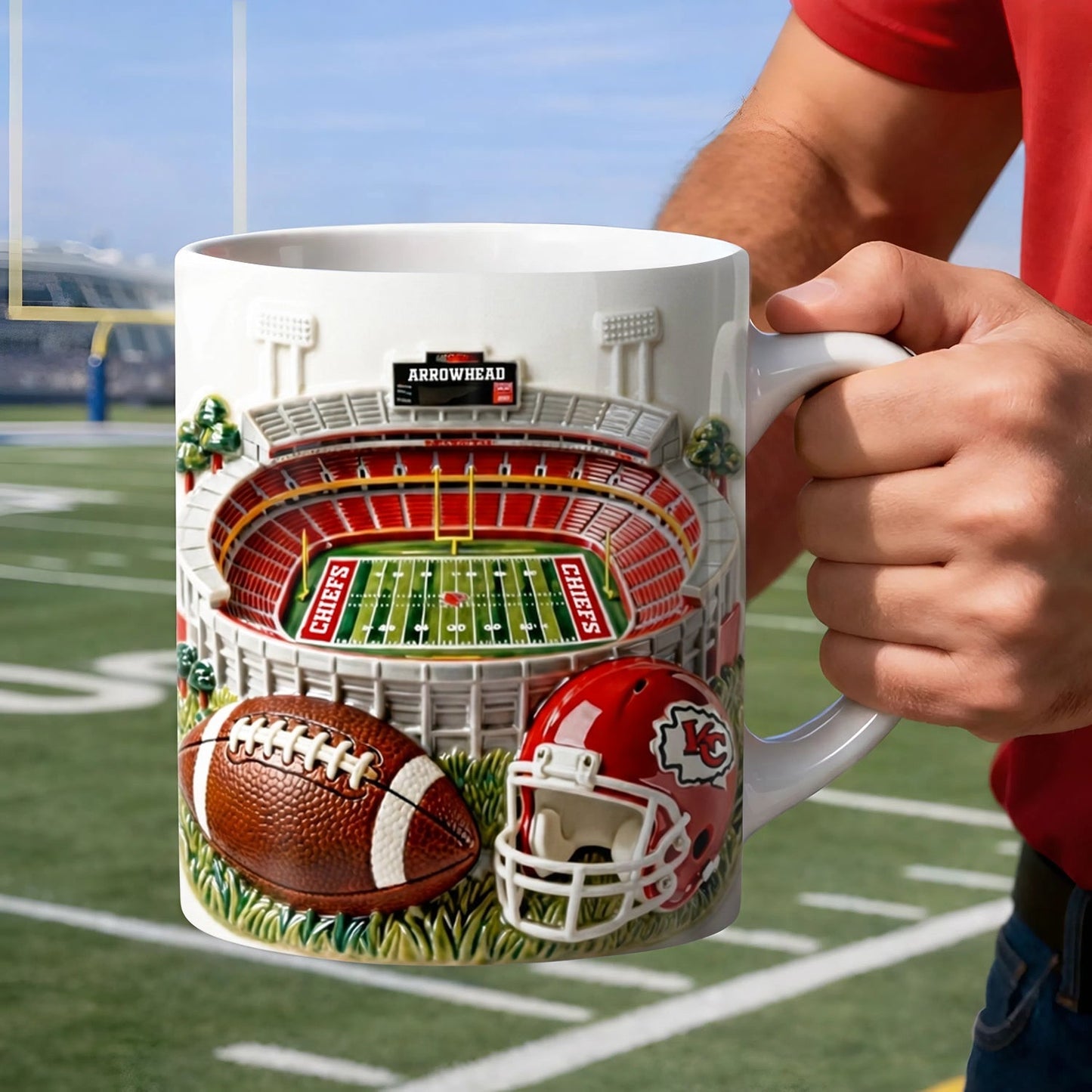 KCC x NFL Legend Stadium Game Day Mug NAK NHM