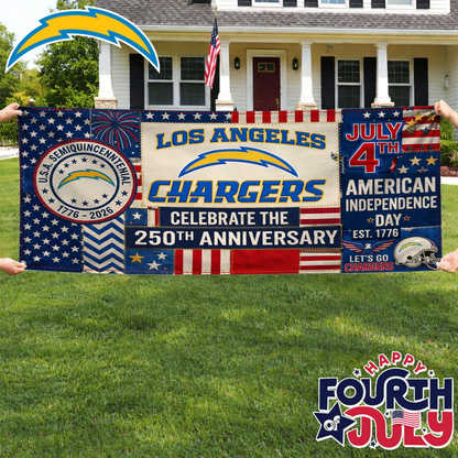 LAC Premium NFL Patchwork America 250 Fabric Banner DDT NTL