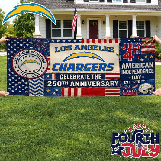 LAC Premium NFL Patchwork America 250 Fabric Banner DDT NTL