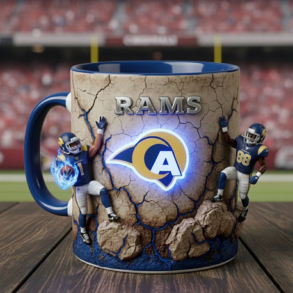 LAR x NFL Coffee Accent Mug - Personalized Gifts  NAK CTKT