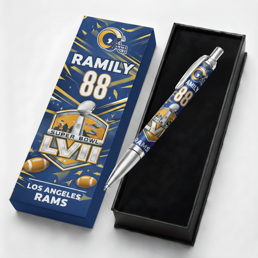 LAR x NFL Premium Crystal Ballpoint Pen HY NAK CTKT