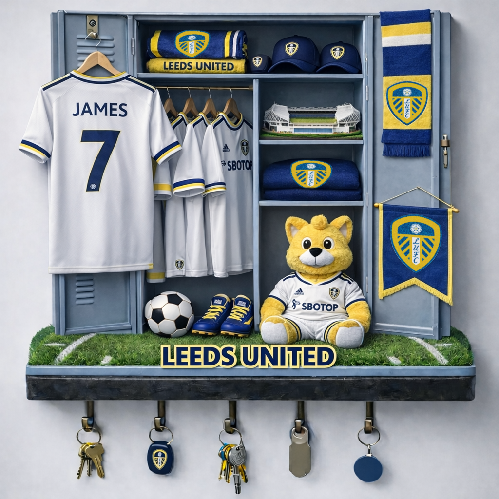 LEE x EPL Changing Room Personalized 3D Visual Effect Acrylic Key Holder DDT NTL