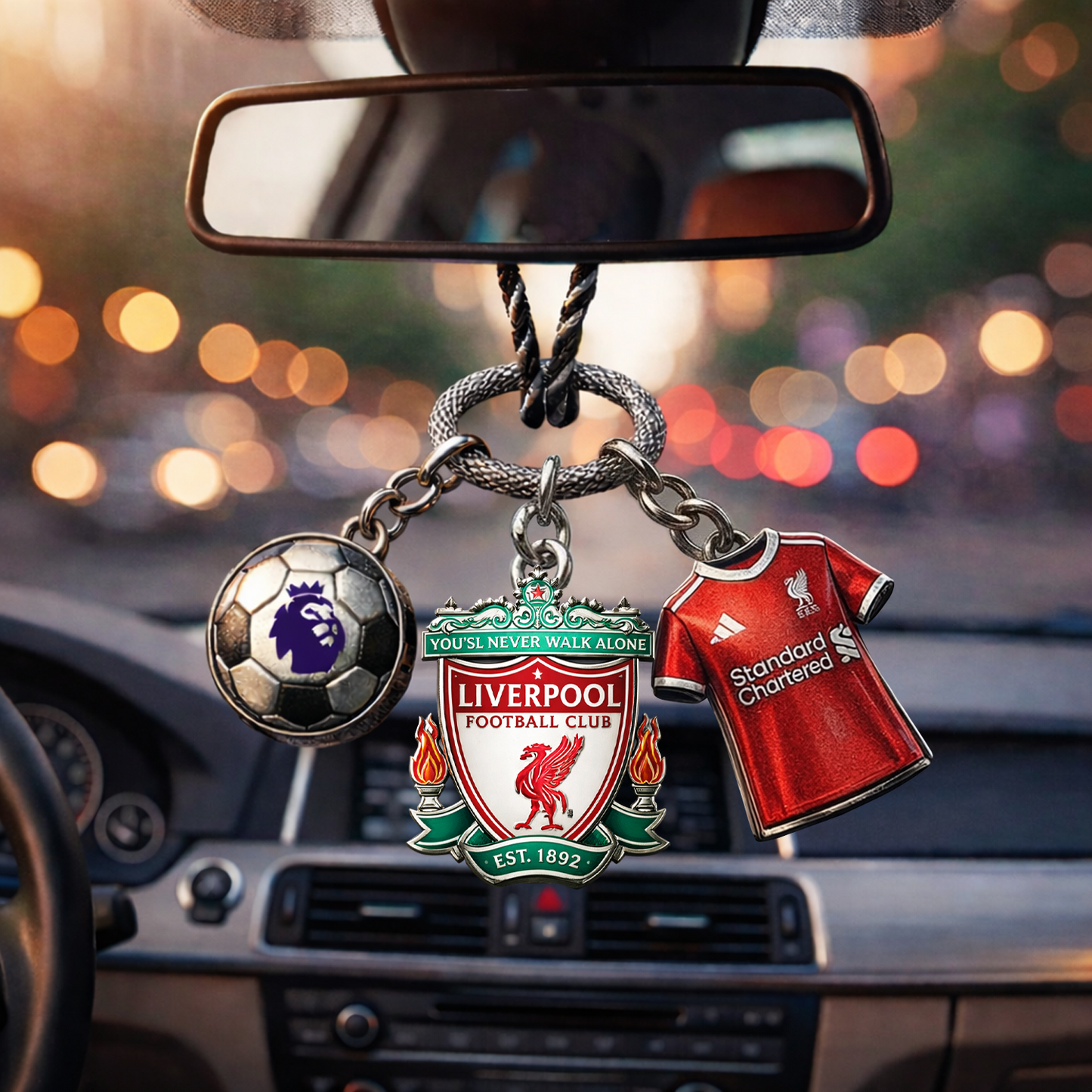 LIV x EPL Custom Football Car Charm DatND DVT