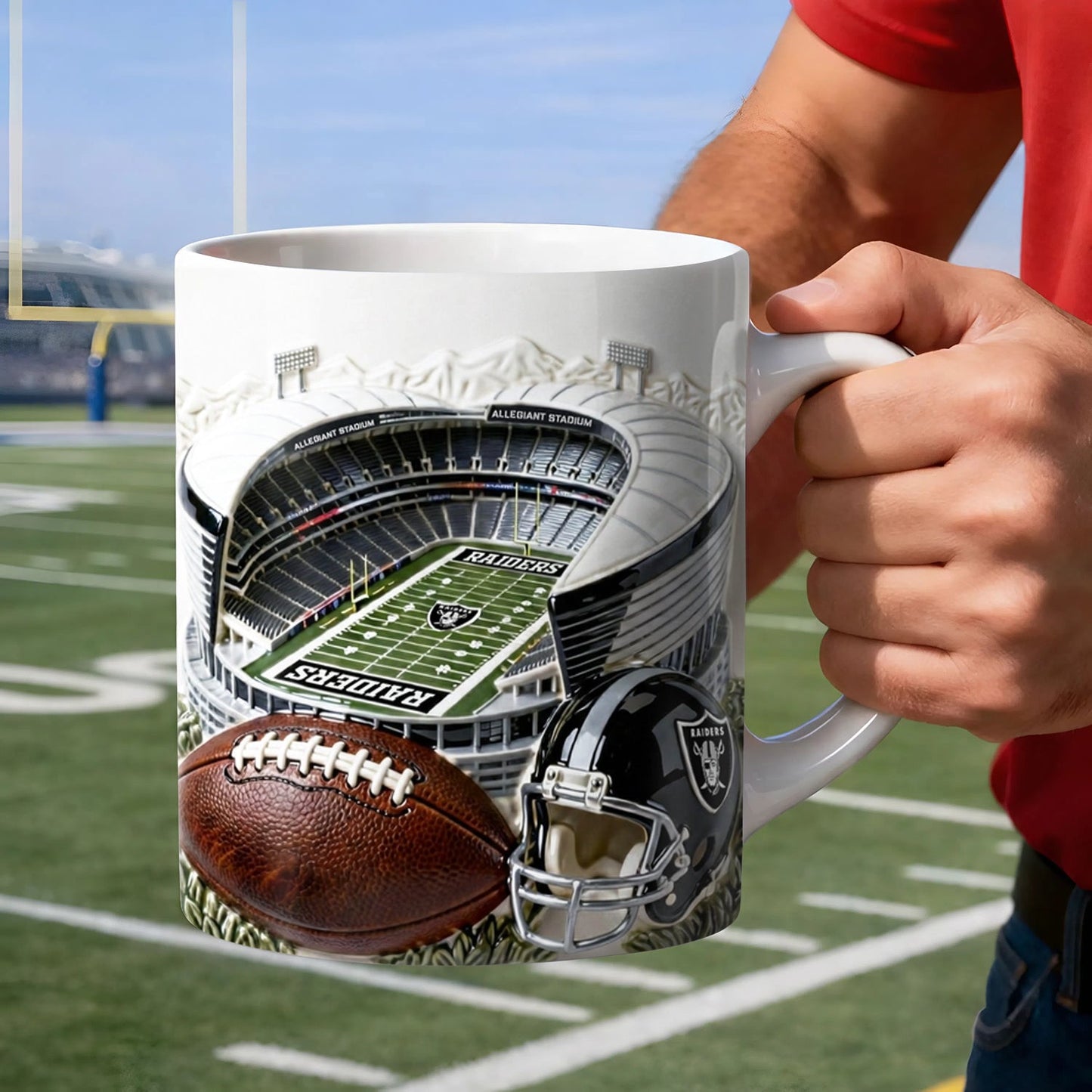 LV x NFL Legend Stadium Game Day Mug NAK NHM