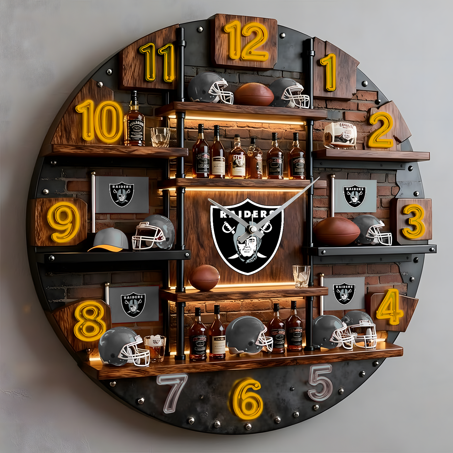 LV X Premium  Illuminated Wall Clock 2026 NAK NHT