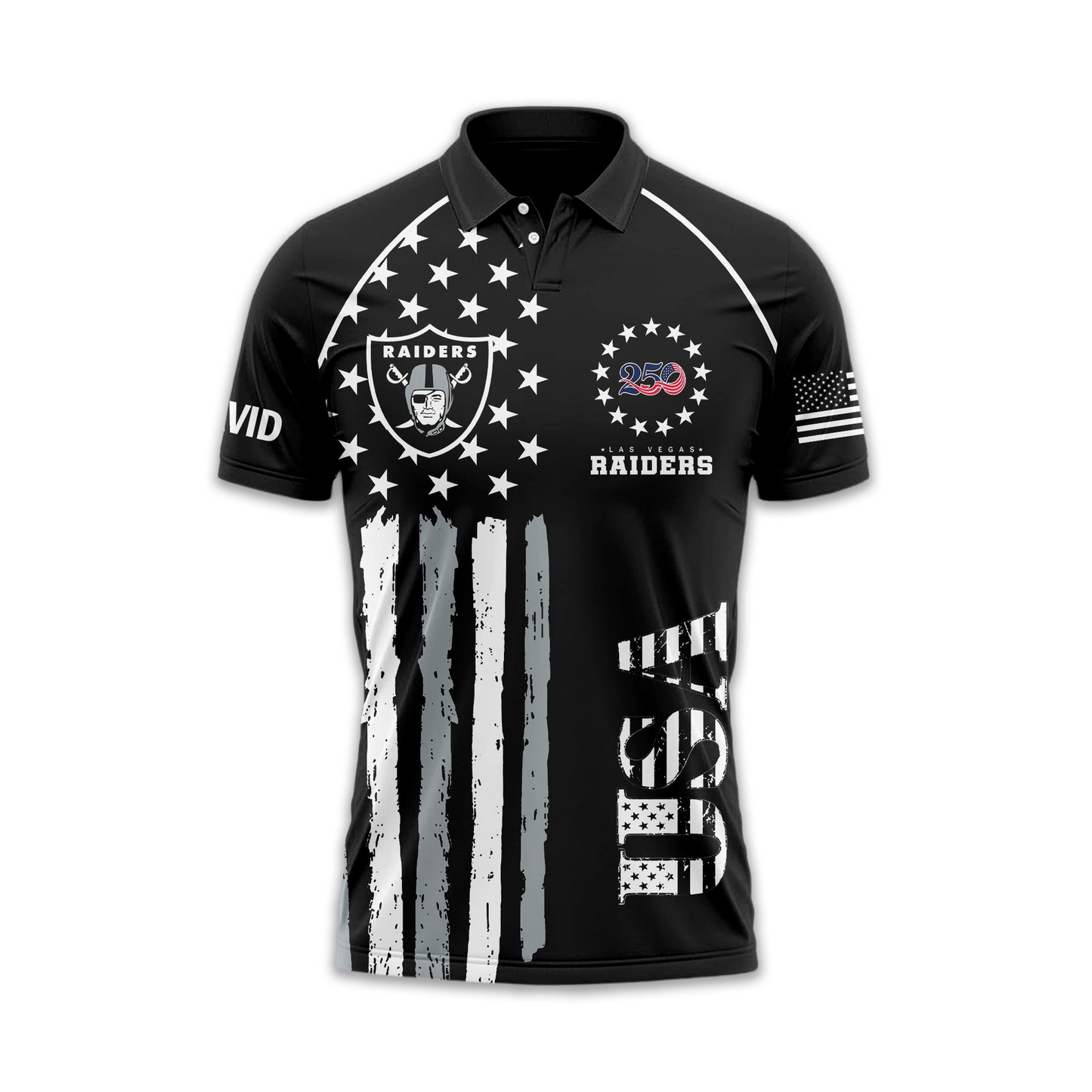 LVR Premium NFL American Semiquincentennial Polo Shirt DDT NTL