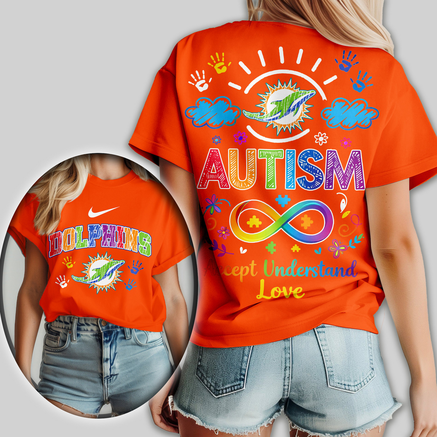 MD Premium NFL National Autism Acceptance Month Women Shirt DDT NTL